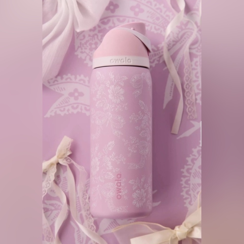 Owala 32 oz Pink Floral Water Bottle – New in Box